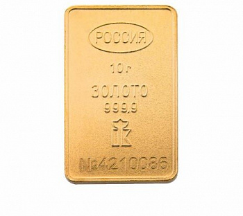 Золотой слиток СЛЗ 500 грамм ГОСТ Р 51572-2000 фото 